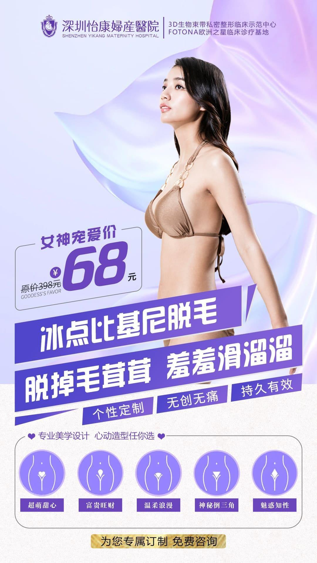 深圳私密處除毛要做幾多次?療程次數與效果期望